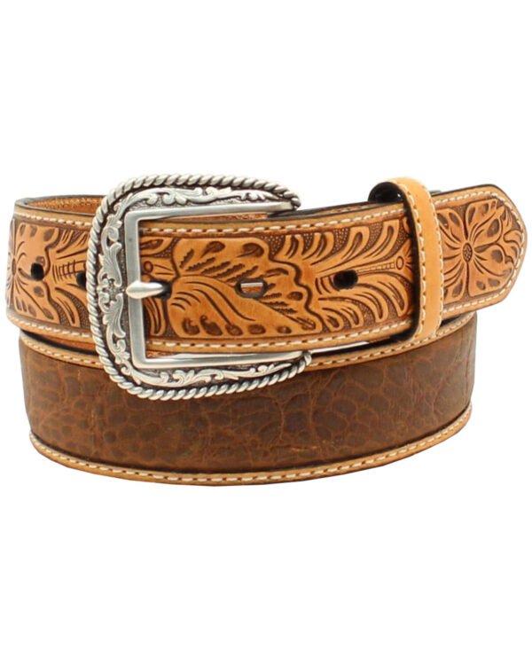 Men's Croc Floral Tabs Belt