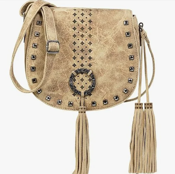 Melody Small Crossbody Beige