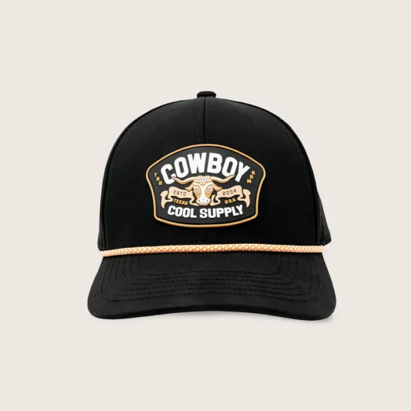 Steer Stampede Hat-Black