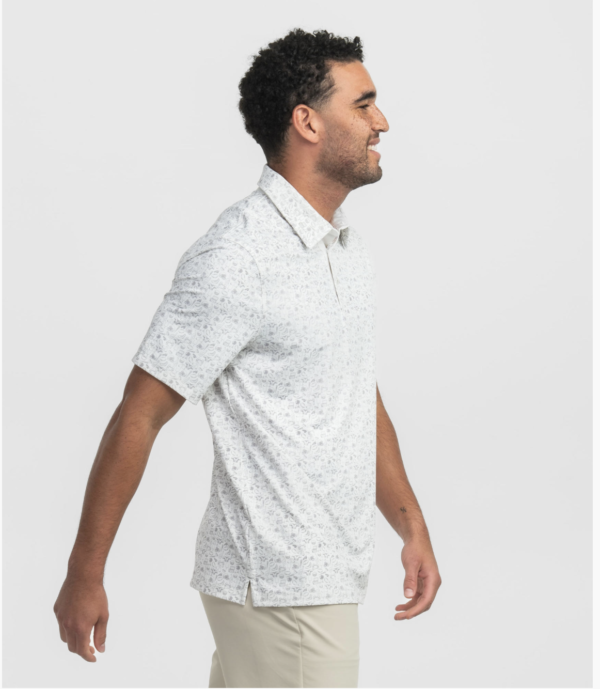 Biggest Fan Printed Polo / Hazy Gray - Image 3