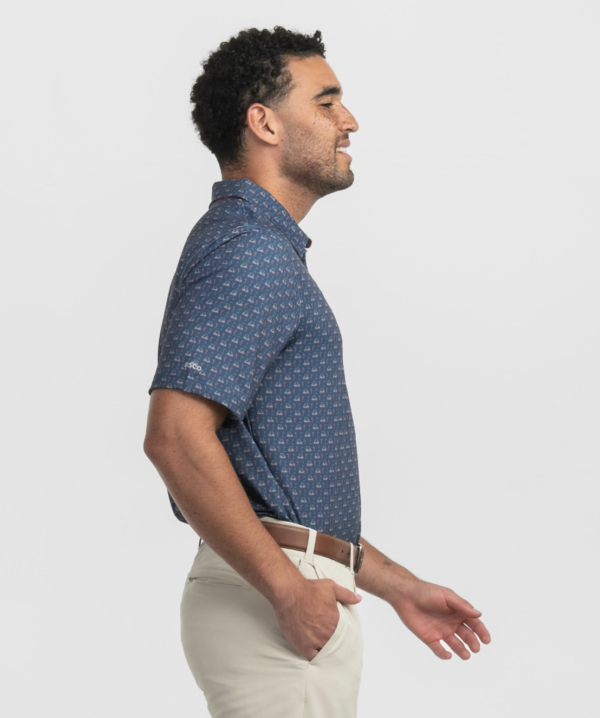Perfect Round Printed Polo / Dusk - Image 2