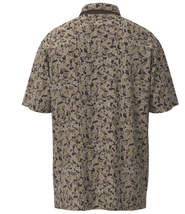 Hunters Hideaway Printed Polo / Ember Brown - Image 2
