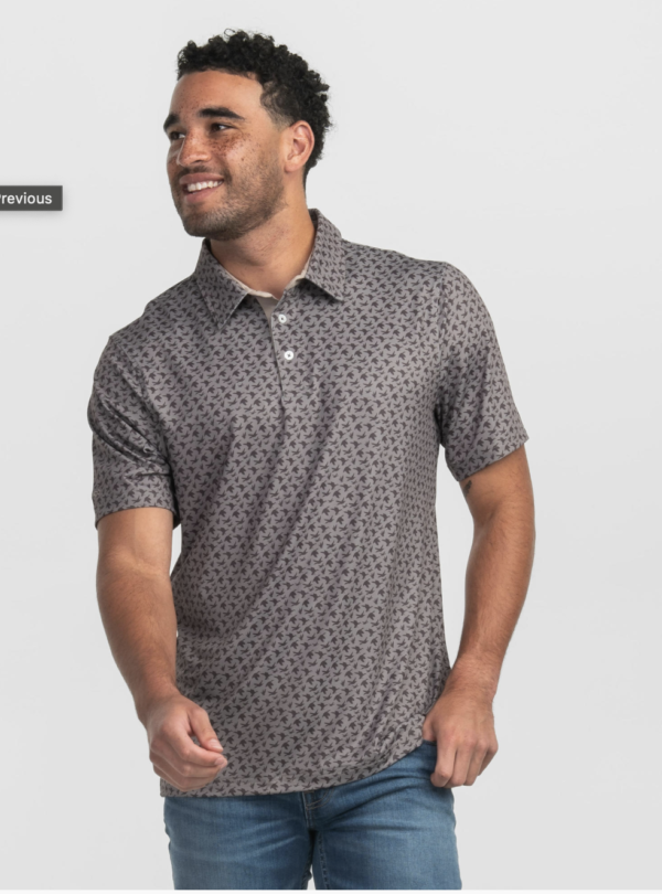 Party Fowl Printed Polo / Rock Ridge