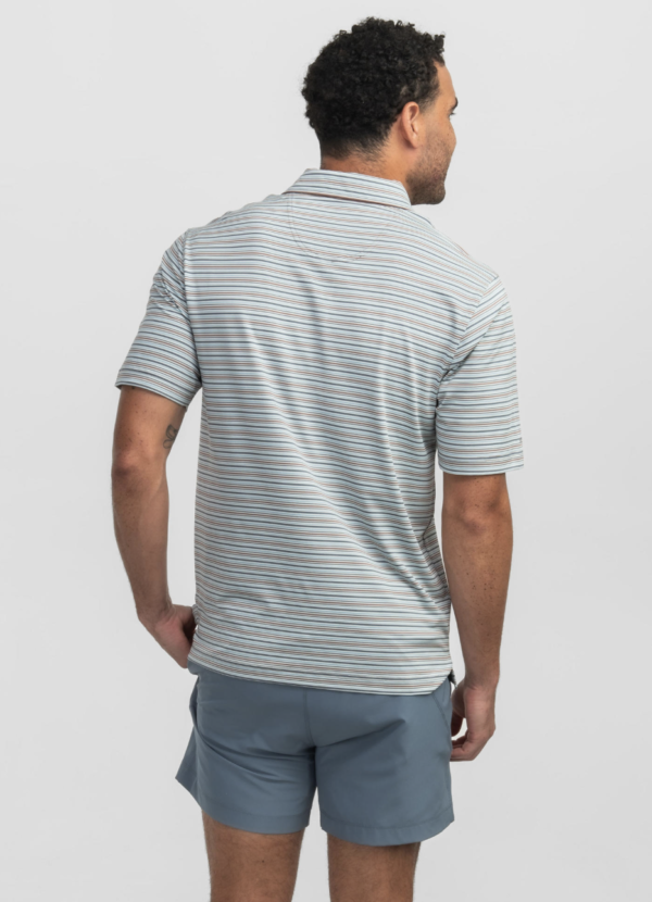 Sawgrass Stripe Polo / Overcast - Image 3