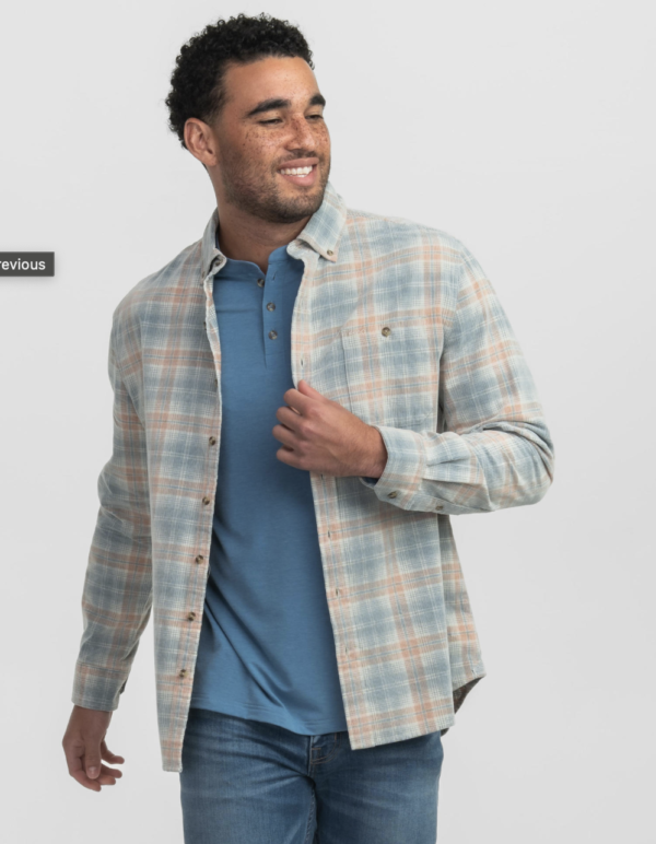 Braxton Lightweight Cord Flannel / Dorado