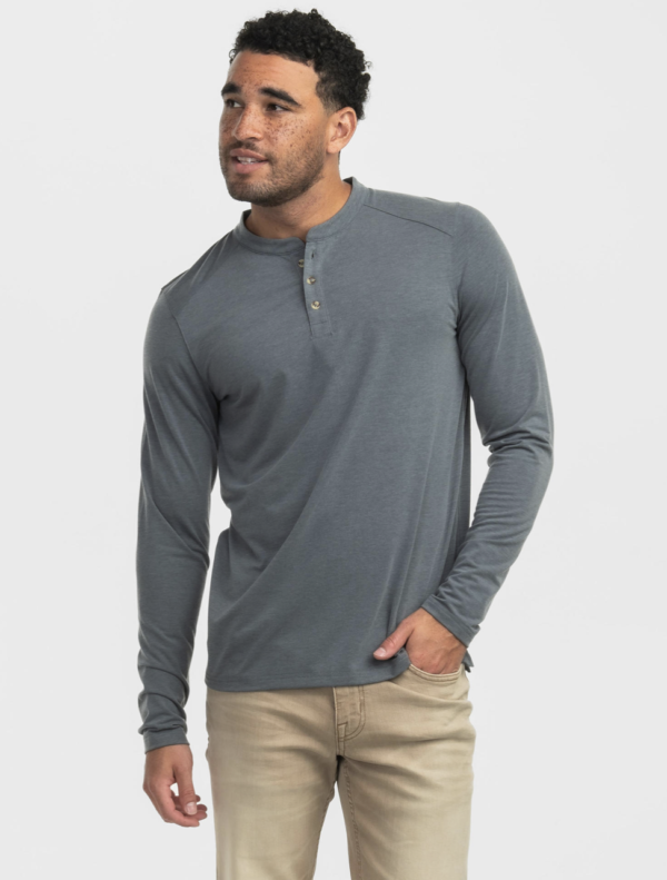 Max Comfort Henley LS / Volcanic Ash