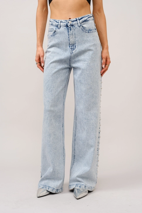 Side-Studded-Wide-Loose-Denim-Jeans