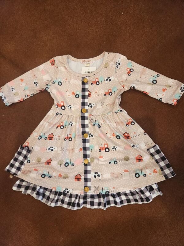 Farm Plaid Dress