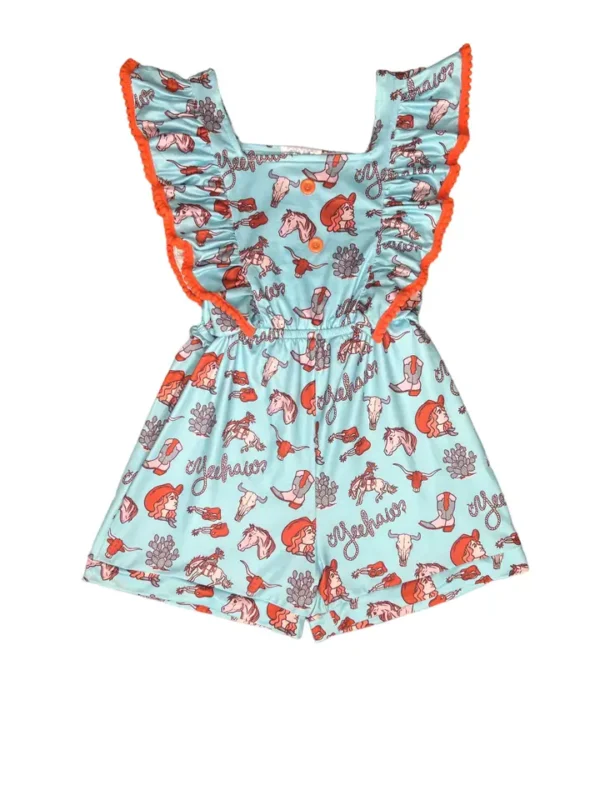 Yeehaw Shorts Romper