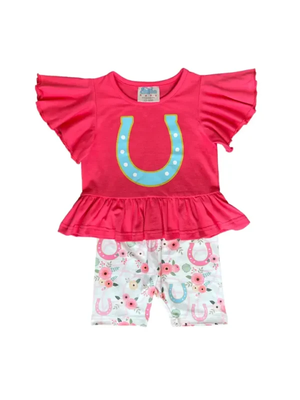 Pink Horseshoe Set