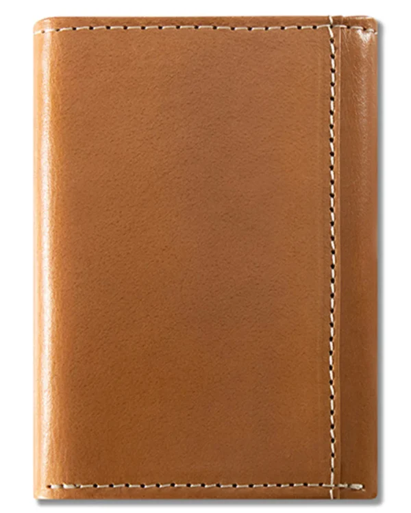 Basketweave Floral Trifold Wallet - Image 3