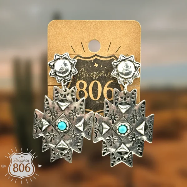 Southwest Style Earring 806-E505