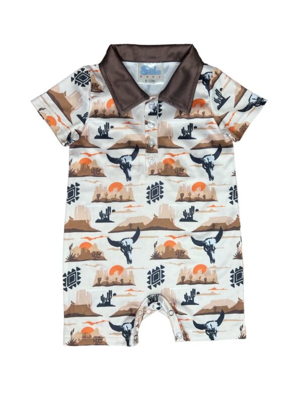 Boys Print Romper 11