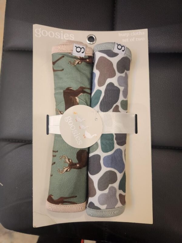 Deer & Camo Burp Cloth Set
